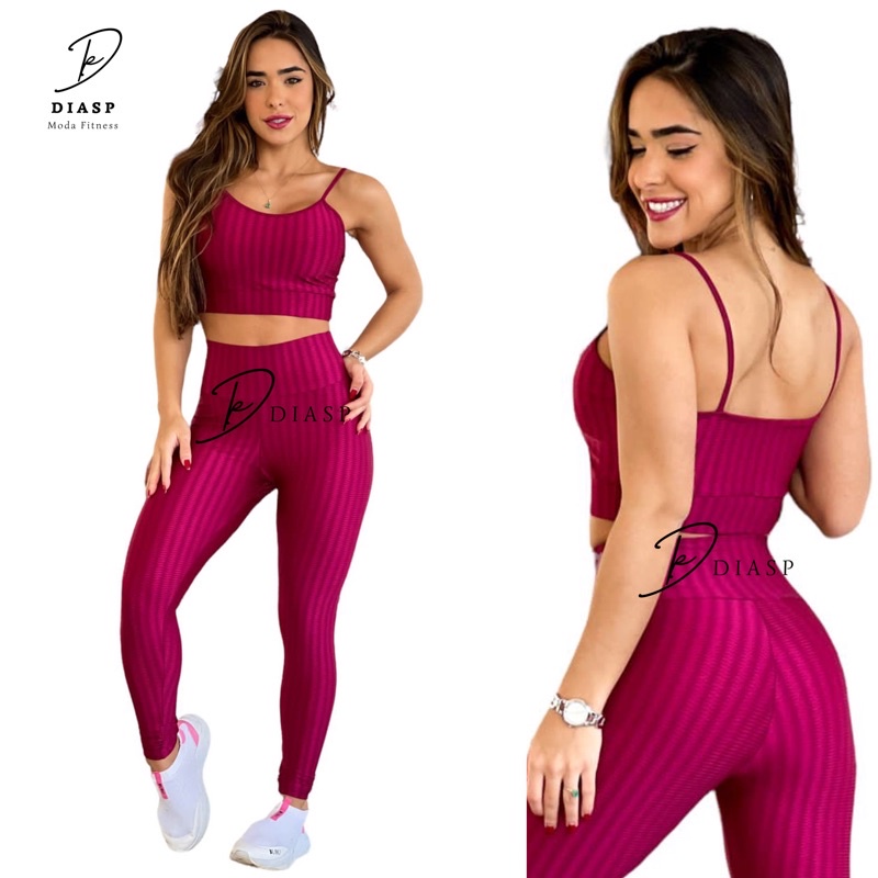 Conjunto Trio com short+blusa c/topper embutido moda fitness conjunto  fitness barato qualidade suplex roupa academia TAMANHO P M G GG roupa  academia topper legging sem transparencia atacado roupa para malhar roupa de