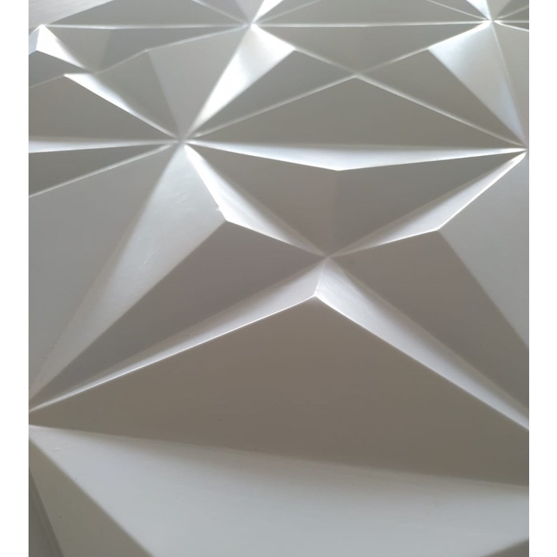 Placa decorativa parede revestimento 3D PVC Modelo Estrelar 15 Placas em Oferta na Shopee