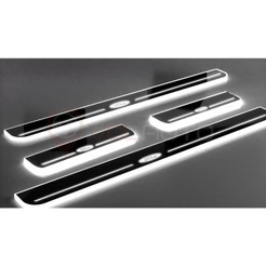 Soleira Automotiva Iluminada LED Black FORD Ranger 1994-2022