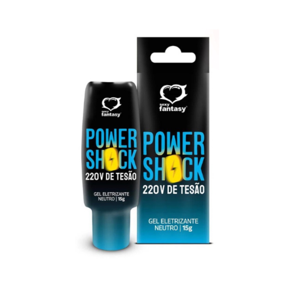 Power Shock 220 V De Tesão Gel Eletrizante Neutro 15g Sexy Shop em Oferta na Shopee