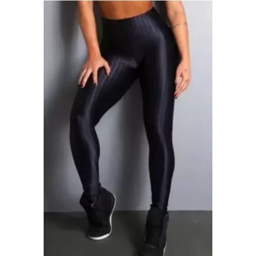 Calça Legging 3D Poliamida Cintura Alta Feminina Academia Fitness