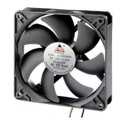 2cooler De 24v 80x80, 2 Cooler De 24v 120x120 E 2 Cooler 12v