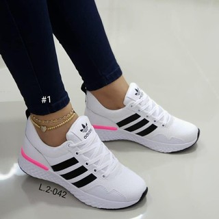 tenis adidas branco e preto feminino