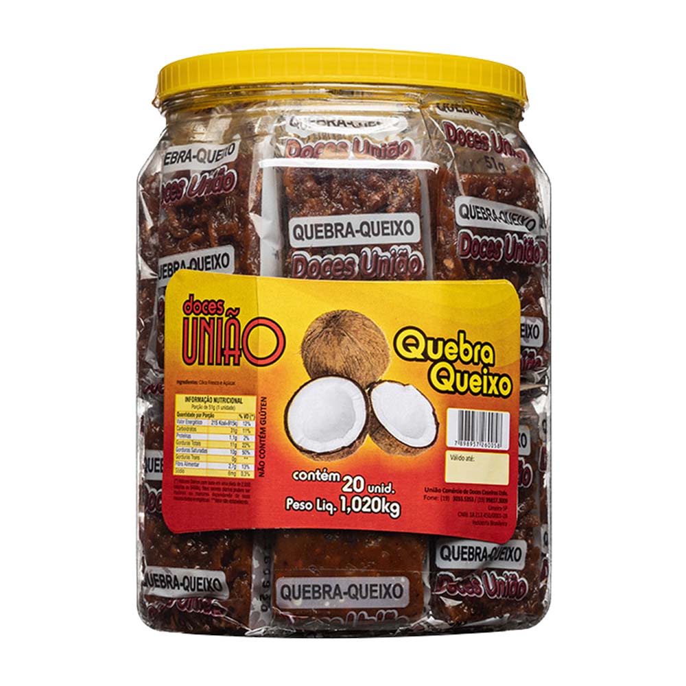 Quebra Queixo c/20 - Doces União