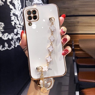 Capa De Celular Com Pulseira Antiqueda Feminina De Luxo Para Samsung Galaxy M32/M22/M62/F62/M51/F12/M12 M11