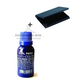 Tinta  Carimbo Tecido roupas  Magifix  e almofada Nº 3 em Oferta na Shopee