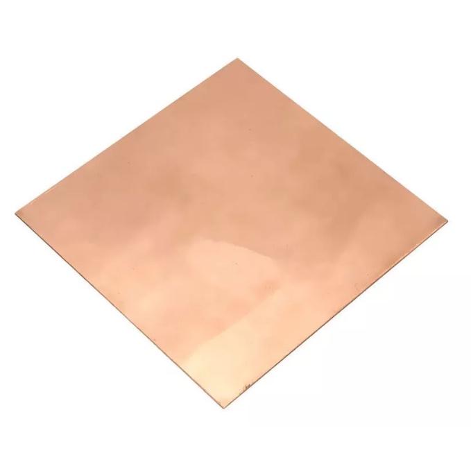 Chapa De Metal 99.9% Cobre Puro 100mm x 100mm X 1mm
