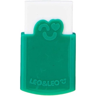 Borracha Escolar Branca Com Capinha Borrachas Léo & Léo 1 unidade