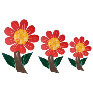 Trio Flor em Mdf c/ pintura a mão