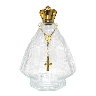 Frasco de Vidro Santinha Nossa Senhora 120ml + Mini Terço em Oferta na Shopee