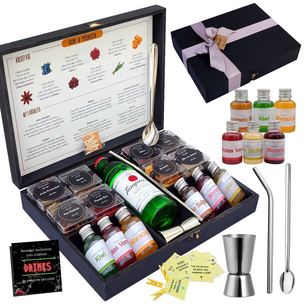 Kit Gin Especiarias 20 Itens O mais completo! Escorrega o Preço