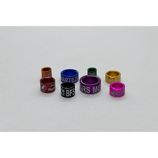 Anilhas de Marcação para Coleiro - 2.2mm - 10 unidades