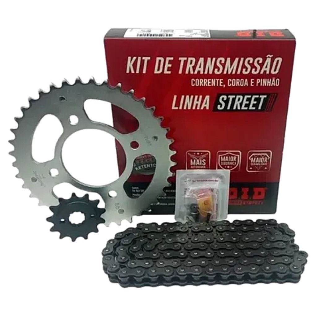 Kit Relação Transmissão Honda Cb 250 Twister 2016 A 2020 Did Com Retentor