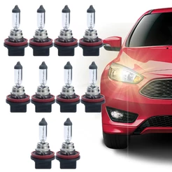 Kit com 10 Lâmpadas Automotiva Halógena H8 12V 35W para Farol de Carro