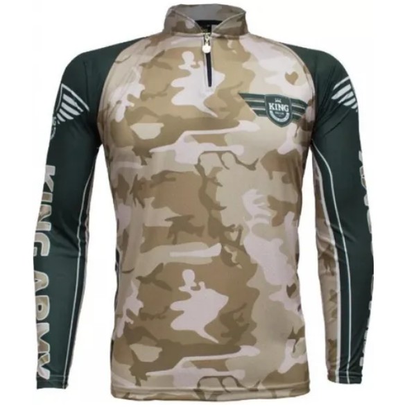 Camisa M camiseta de Pesca King Brasil KFF301 Com Proteção UV60 === TAMANHO: M === CONFORME FOTO