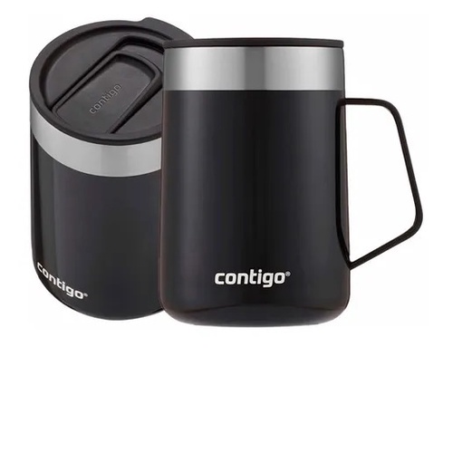 Caneca Com Alça Térmica Contigo 414ml Preto