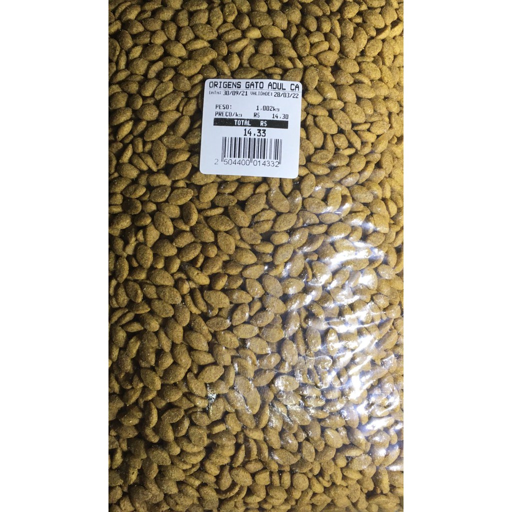 Ração Agranel Origens Gatos Premium Especial Carne Adultos 1 kg