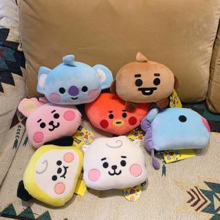 1pc 28cm BTS Hand Pillow BT21 Bangtan Boys Plush Car Pillow Neck Pillow TATA COOKY Present Children Baby Birthday Gift