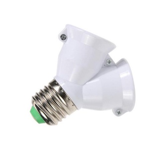 Soquete Adaptador Duplo Y  E27 Para Lâmpadas em Oferta na Shopee