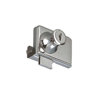 Fechadura Dupla Vitrine Rack Com Puxador Para Porta De Vidro