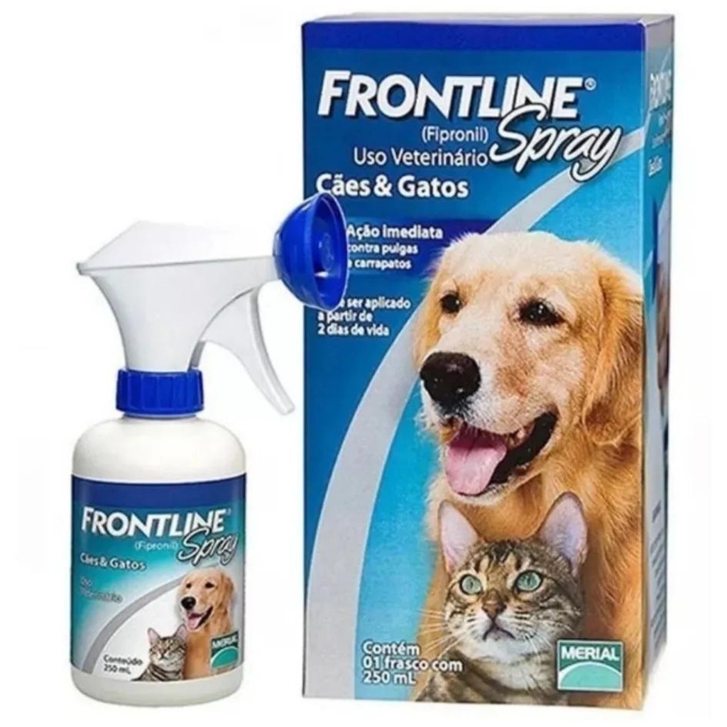 Remedio Antipulgas Filhotes Cães E Gatos Frontline 250 Ml