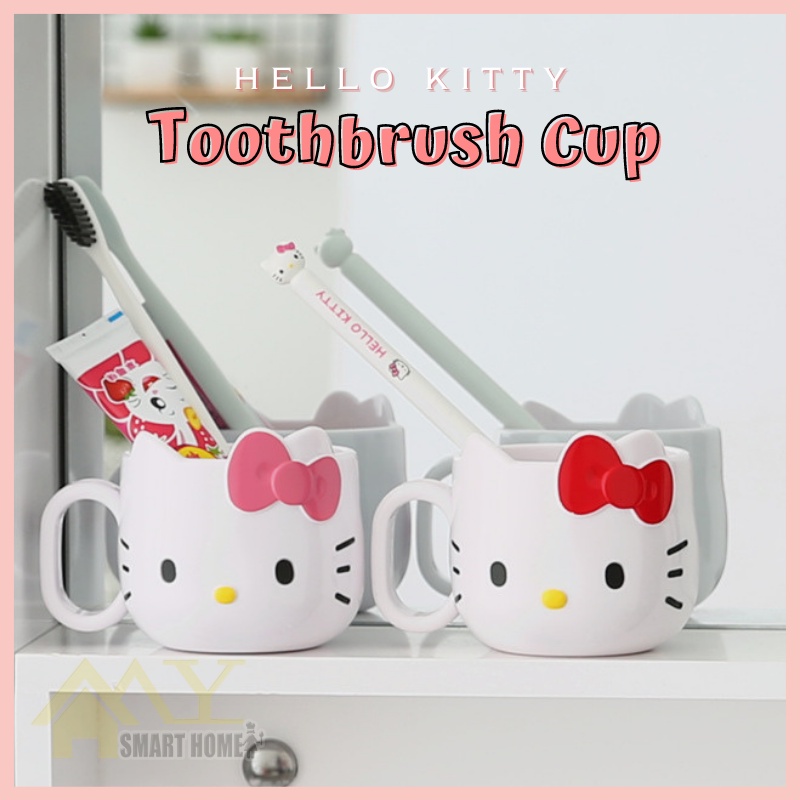 Copo/Escova De Dentes Hello Kitty/Suporte Para/Lavar Crianças/Meninas