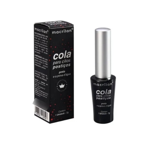 Cola Para Cílios Postiços Preto - Macrilan CA 002 em Oferta na Shopee