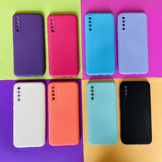 Capinha Capa Case Samsung A70 de Silicone e Aveludada