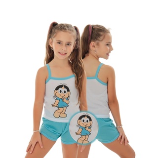 Baby Doll Feminino Infantil Super Conforto Pijama Malha Curto Verão