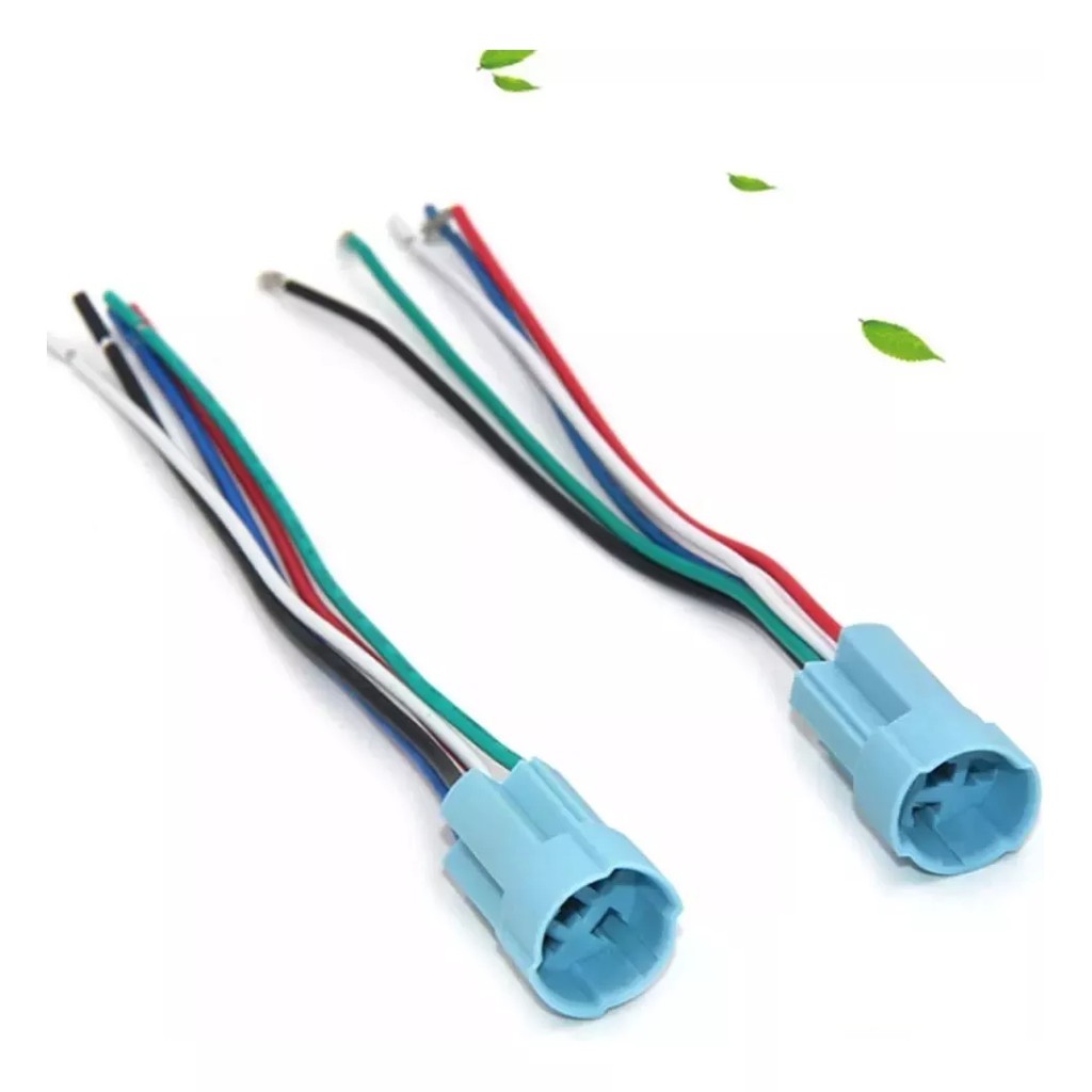 Soquete Rabicho Chicote Conector Para Botão Universal Led 16mm 19mm Saídas 1NO / 1NA / Comum / Positivo / Negativo em Oferta na Shopee