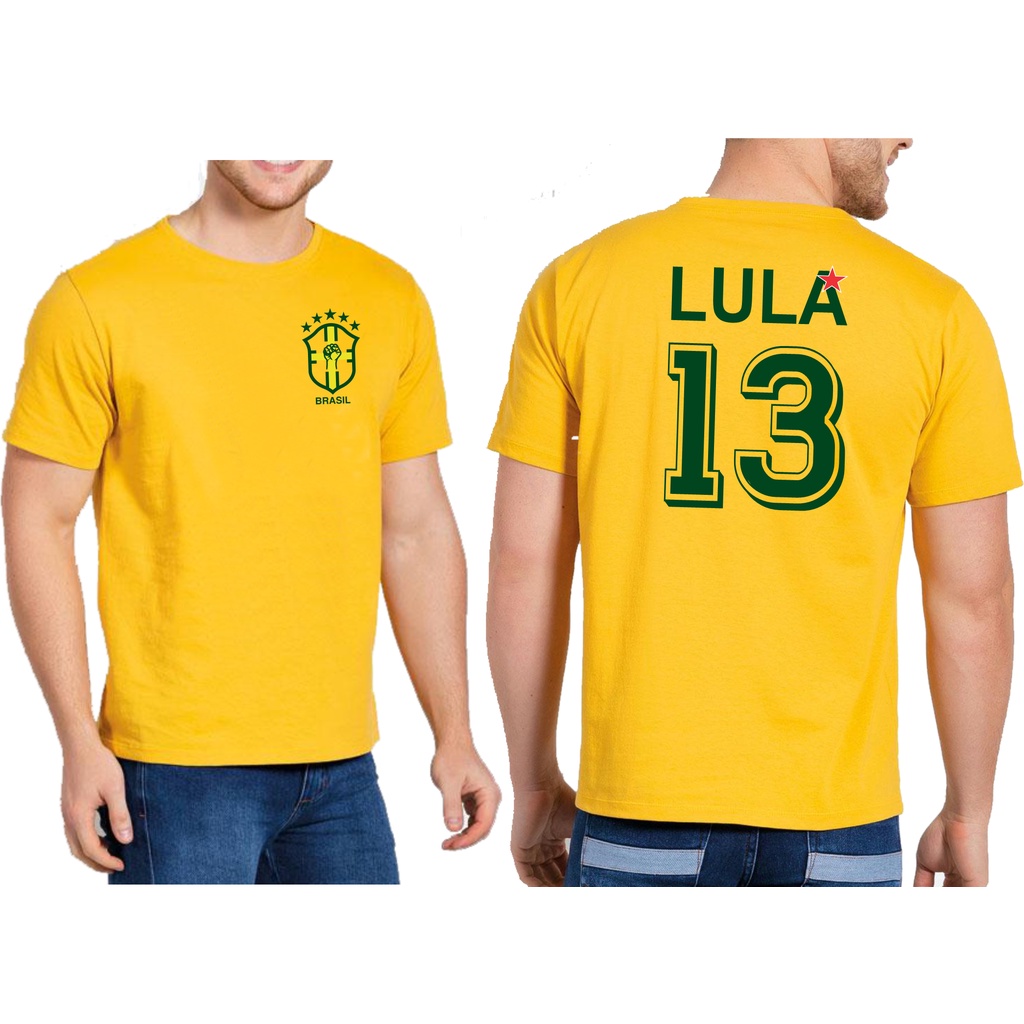 triangle Mouthwash Isolate Camiseta LULA Seleção 13 | Shopee Brasil