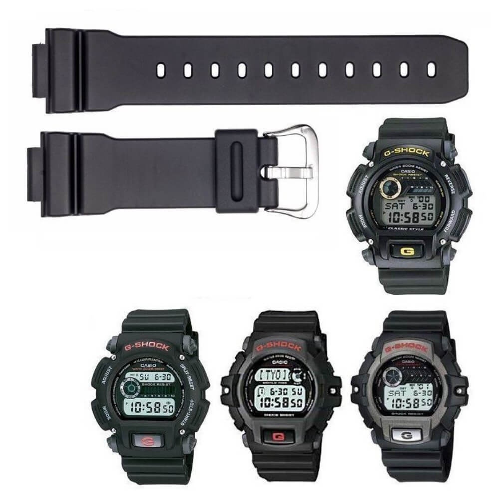 Pulseira Relógio Borracha Compatível Com Dw-9052 G2200 G2210 Dw-004 G-7900 Gw-7900 Gw-7900b — imagem 2 de 2