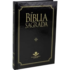 Bíblia Sagrada ARC | Letra Normal | Capa Dura | Preta com Detalhe Dourado