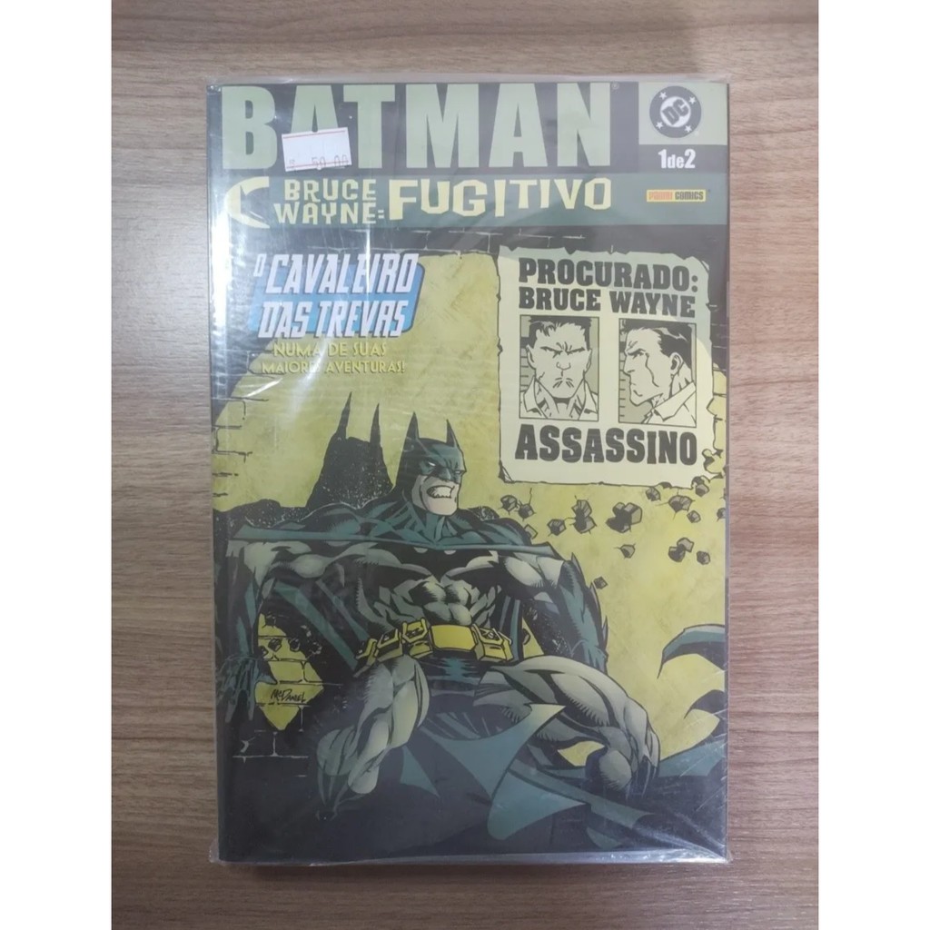 Batman Bruce Wayne Fugitivo Completo Ed. Panini | Shopee Brasil