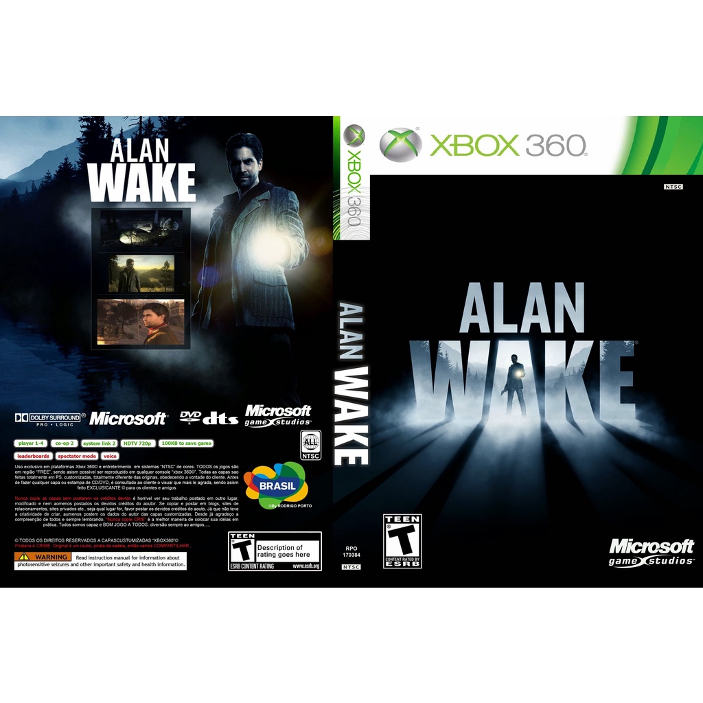 Alan Wake [ Xbox 360 LT 3..0 ou RGH 3.0 ]
