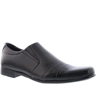 Sapato Social Woche Detalhe Recortes Preto