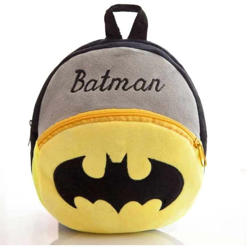 Mini mochila bolsa infantil bichinho e personagem Batman Homem aranha pelucia importada