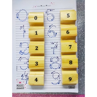 CARIMBOS PEDAGÓGICOS - Números orientados em Oferta na Shopee