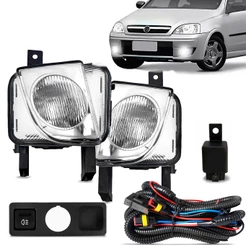 Kit farol auxliar Milha Corsa montana meriva 2003 a 2011 Bmo