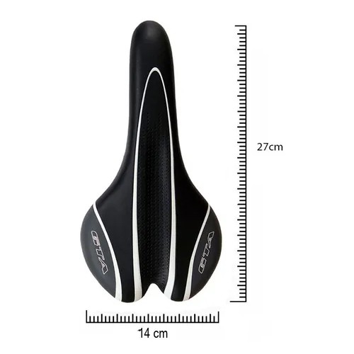 Selim Banco De Bicicleta Gta Mtb Slim Preto/cinza Gta — imagem 2 de 2