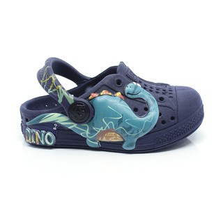 Sandália Babuche Papete Chinelo Infantil Plugt Menino Dinossauro Azul Marinho em Oferta na Shopee