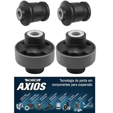 Kit Buchas da Bandeja Dianteira (04 Unidades) Dian/Tras - Fiat Stilo / Bravo - Monroe Axios em Oferta na Shopee