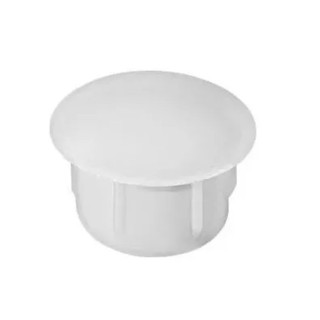Tapa Furo Plástico (10mm) Branco Para Moveis 100 Unidades em Oferta na Shopee