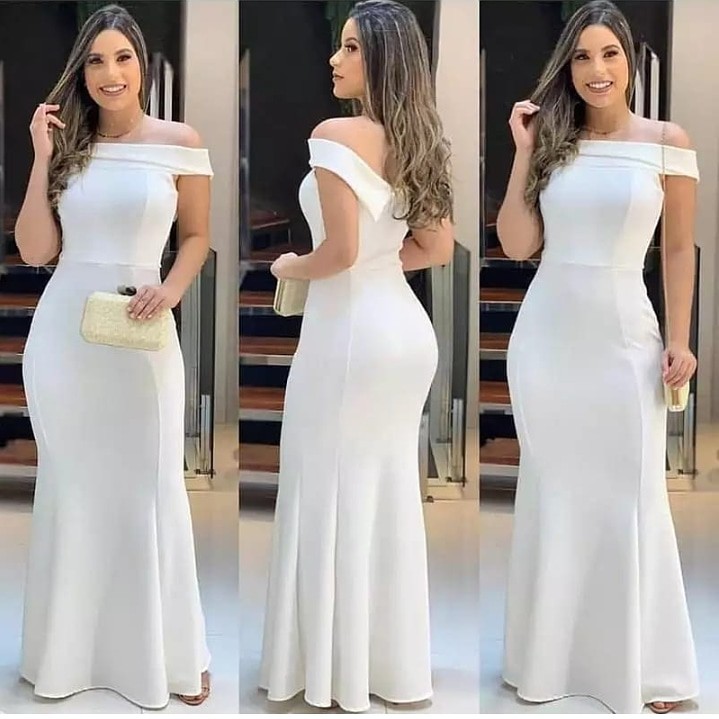 vestido de noiva civil longo barato