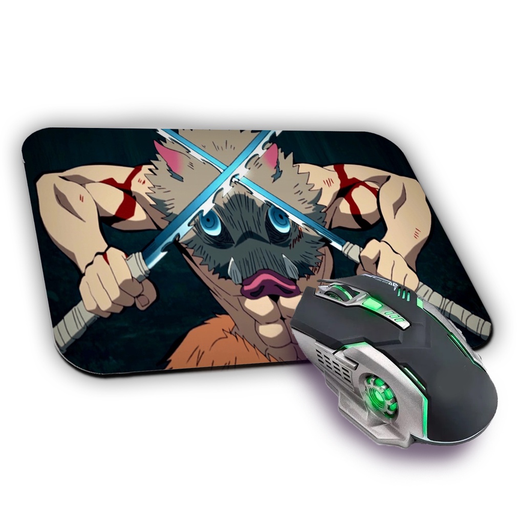 Mousepad Premium Kimetsu no Yaiba Demon Slayer Inosuke Hashibira Anime ...