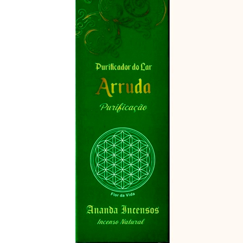 Incenso Arruda Purificador Do Lar Ananda Incensos