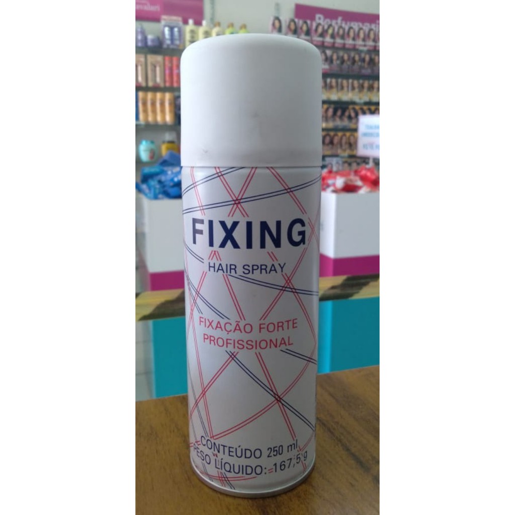 Fixador de cabelos Fixing hair Spray 250ml | Shopee Brasil