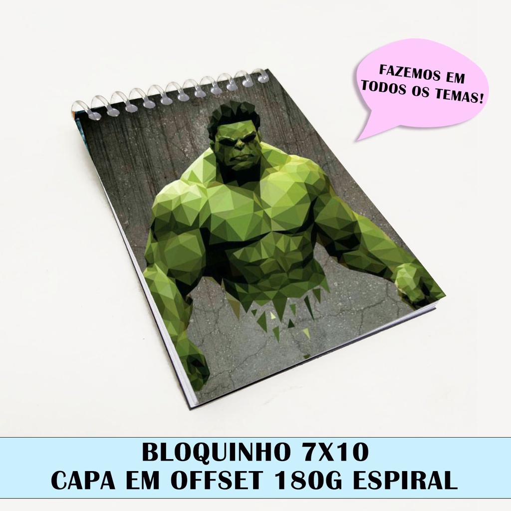 Bloquinho vingadores