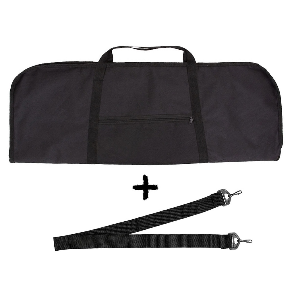 Kit Capa Simples Para Rifle de Airsoft 90x30cm + Bandoleira 2 Pontas