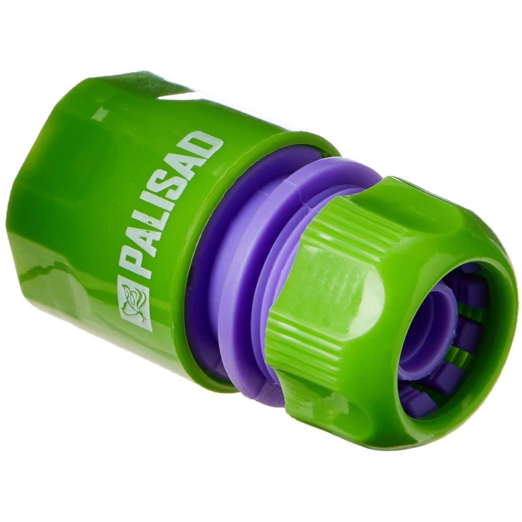 Engate Rápido plastico para mangueira 1/2'' Com Passagem Livre Palisad